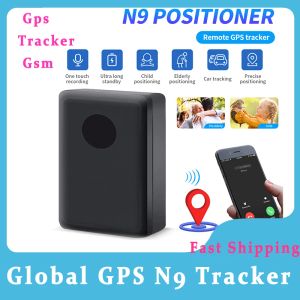 Systems N9 GPS Tracker GSM Audio Sensitive Microphone For Android Phone iOS Tracker Preventer 400mAh Smart Tag Antilost Finder Location Location