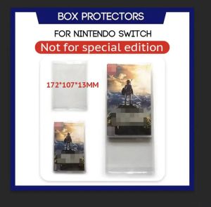 Case Caste Protector Sleeve per Switch Games Case Protezione in plastica chiara su misura