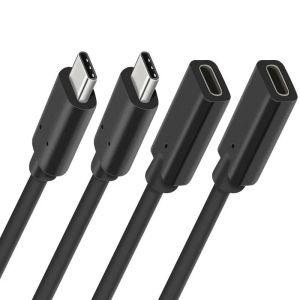 Wysokiej jakości typ C USB 3,1 Mężczyzna do USB-C Kabel przedłużacz Kobiet 0,3 m/0,5 m/1m przedłużacz sznurka danych