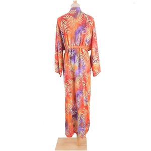 Kvinnors badkläder Kimono Cardigan Beach Dress Outfits Baddräkt Kvinnor Swimsuit ER UPS för plusstorlek Svimmar Drop Delivery Apparel C DHTKL