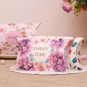 Gift Wrap 20st Creative Pillow Shape Festive Box Wedding Presents To Guests Candy Butterfly Party