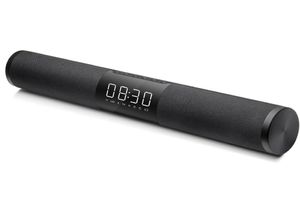 V01 Soundbar Wireless Bluetooth -högtalare med klocka 20W Double Horn Heavy Bass Stereo Surround Högkvalitativ högtalare för TV iPhone 9547339