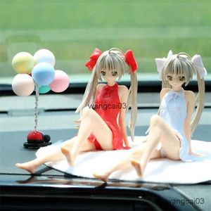 Action Toy Figures Anime Figure Cartoon Kaiii Yosuga No Sora Kasugano Sora Sitt Position Action Figure Host Computer Chassis Decor Car Ornamen