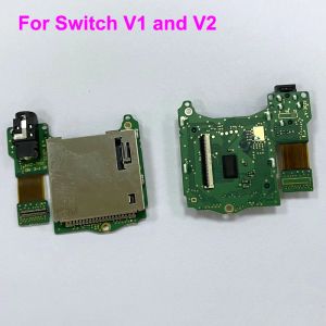 Tillbehör för Nintend Switch V1 V2 Game Cartridge Card Slot Reader med headset hörlurar jackport för NS Switch Game Card Reader