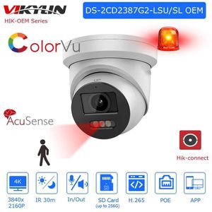 Telecamere IP Vikylin Hik OEM 8MP Colorvu Camera IP DS-2CD2387G2-LSU/SLOBE STROBE ATTENZIONE AUDIBILE ATTENZIONE AUDIO AUDIO SURVEILLANCE NETTEMA CAMERA 24413