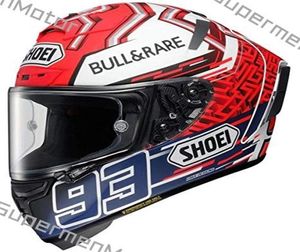 Shoei Full Face X14 93 Marquez Blue ANT Motorrad Helm Reitwagen Motocross Racing Motorrad Helmhelmotoriginalhelmet273i4791584
