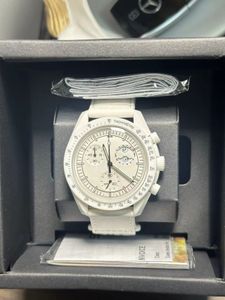 2024 Main Featured New Bioceramic Watch, Quartz Movement Watch, White Dial Watch, 30-meter Water Resistant Nylon Strap