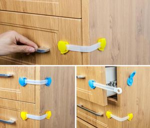 10pclot baby safety child lock refrigerator drawer for cabinets locker sliding door fridge protection of children locking doors7128452