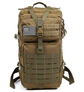 34L Tactical Assault Pack Backpack Army Molle Waterproof Bug Out Bag Small Rucksack for Outdoor Hiking Camping HuntingKhaki4499226