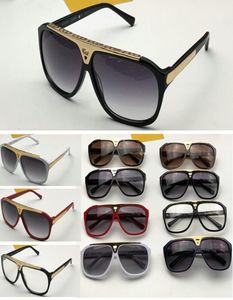 Dowody projektantów mody okulary przeciwsłoneczne retro vintage mężczyźni Z0350W Projektant Shiny Gold Frame Logo Logo Kobiet Kobiety z oryginałem4863122