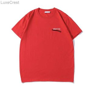 Leisure T-shirts Luxury Tees Fashion Summer Short Sleeve Men Designer Letter Print Blend Cotton Breathable Tops