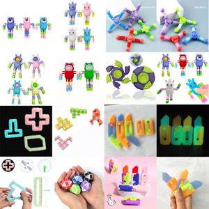 New Anxiety Stress Relief Fidget Toys Finger Sensory Toys 3D Printing Fidget Knife Toy Creative Gravity Radish Knife Decompression Toy