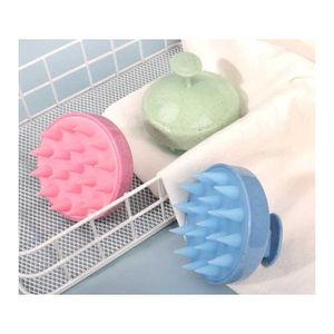 Tools Accessories Bath Silicone Shampoo Brush Head Scalp Massage Comb Hair Washing Body Shower Salon Hairdressing Tool 240415