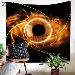 Taquestres Zeegle Eyes Creative Picture Decoração de casa Yoga Beach Towel Picnic Tapet Ranco de tapete Camping tenda de viagem almofada para dormir