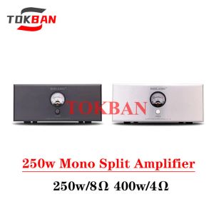 Amplifikatörler Tokban TS12 250W Mono Split Güç Amplifikatörü Yüksek Güç Düşük Distorsiyon Desteği RCA XLR Giriş Vu Metre HIFI Amplifikatör Ses