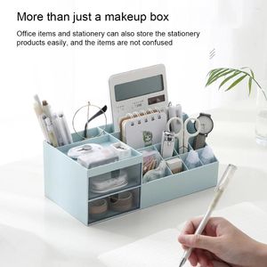 Scatole di stoccaggio Makeup Organizer Display CompartmentCosmetic Tabella da toeletta per il trucco per