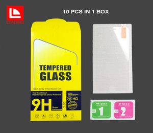 Für das iPhone 6 6p 6s 6SP plus 7 7p 8 8 8 X Tempered Glass Film Screen Protector mit einem Einzelhandelspaket 10 PCS9509338