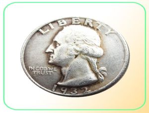 USA 1932PSD Washington Quarter Dollar Craft Silver Plated Copy Coins Metal Dies Manufacturing Factory 1568626