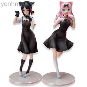 Anime Manga 22CM Anime Game Figure Kaguya-sama Love Is War Fujiwara Chika Rabbit Model Dolls Kawaii Girl Figure Japanese Dolls Decoration 240413