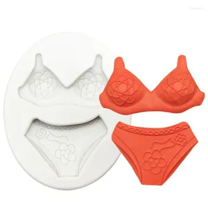 Baking Moulds Bra Underwear Silicone Sugarcraft Mold Resin Tools Cupcake Mould Fondant Cake Decorating