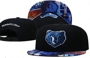 American Basketball Grizzlies Snapback Hats Teams Luxury Designer Finals Champions Locker Room Casquette Sports Hat Strapback Snap Back Justerable Cap A1