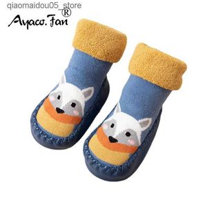 Calzini per bambini Calzini per interni Scarpe per bambini Scarpe da passeggiata per bambini inverno inverno Cotone Calzini in gomma Sole in gomma Calzino Fun Funzione Q240413