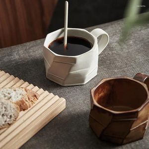 Mugs Porcelain Mug Coffee Cup Aesthetic Cups Teaware Cafes Coffe Ceramic Personalized Gift Drinkware Original Travel