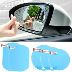 Window Stickers 2x vattentät för bilens bakspegel Regntät anti-dimma Rain-Besättningsfilm klistermärke