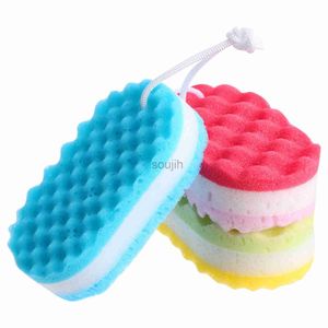 Bath Tools Accessories 3 Pcs Three Layer Bath Sponge Cleaning Tool Body Cleaner Take Shower Adult Exfoliating Miss 240413