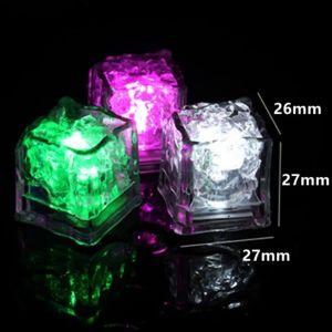 SEEMPPL LED Ice Cube Multi Color Waterproof Flashing Glow in the Dark Light Up For Bar Club Drinking Party Wine Decoration