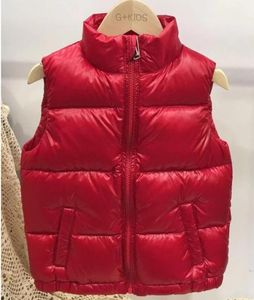 2020 새로운 스타일의 겨울 따뜻한 두껍게 조끼 다운 재킷 아기 90 오리 다운 재킷 양복 조끼 어린이를위한 후드 코트 후드 코트 9199909