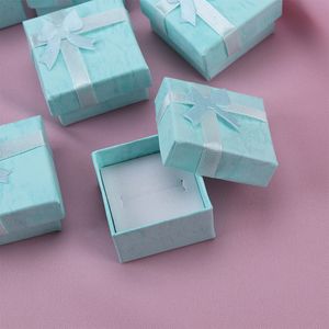 30 pezzi piccole scatole regalo per gioielli con coperchi di gioielli di cartone organizzatore per le orecchie da sposa della collana per matrimoni di San Valentino Day
