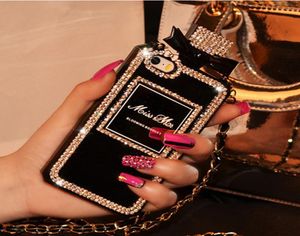 Party Crystal Phone Casos de telefone Perfume Bottle Fashion Case para iPhone 12 11 Pro máximo xs xr x 7 8plus3302525