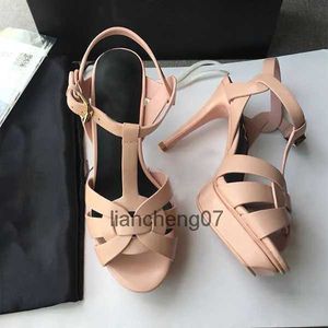 Sandals Designer Women High Heels Shoes 10cm Shiny Metal Leather Luxury Dress Leather Wedding Shoes 14cm With Box NO23 240404133JTC