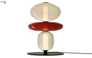 Designer lampada da tavolo colorata postmoderna per il soggiorno luci da scrivania a led decorazioni per la casa lampada da comodino sala da pranzo bar5160444