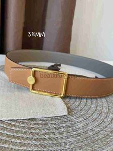 10A Mirror Quality designer belts Men's Belt Gold Buckle Classic Buckle Double sided Men's Business and Leisure Genuine Leather Belt