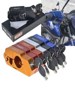 CNC Aluminium Handle GRIP Säkerhetssäkerhetslås Handset Broms Lock Fit Scooters ATV Motorcyklar Dirt Street Bikes K7863179