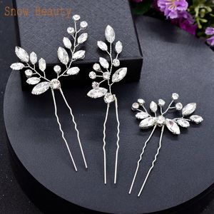 Clip per capelli A19 Fashion Rhinestone Wedding Barette per donne Pins Crystal Bridal Prom Gioielli Luxuria Gift