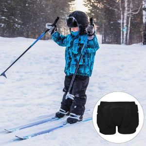 Shorts Hüftschutz Shorts Pad Hip Butt Protection gepolstert Shorts Verstellbares elastisches Design Herbstschutzversorgungen für Kinder Skifahren