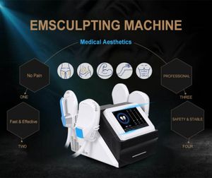 Maszyna odchudzające Emslim z 4 uchwytami maszyny elektromagnetyczna stymulacja mięśni stymulacja tłuszczu.