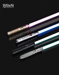 LED -svärdsguns Lightsaber Laser RGB Metal Light Saber Sword Toys Espada K Lightstick Brinquedos de Luz Juguetes Zabawki Oyuncak 2209051942758