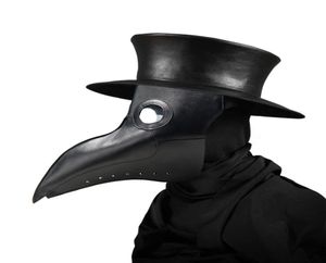New plague doctor masks Beak Doctor Mask Long Nose Cosplay Fancy Mask Gothic Retro Rock Leather Halloween beak Mask9170764
