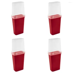 Storage Bottles Sterilite 40" Vertical Wrap Box Plastic Infra Red Set Of 4