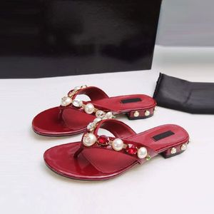 Summer Fashion Women Sandals Designer Pearl Beach Flat Thant Sweet and Commeding японский и корейский стиль сладкие тапочки