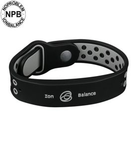 Saúde Benifits Ion Balance Power Power Silicone Sports Cheker Turmaline germânio pulseira Bracelet6233575