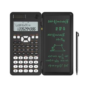 Calcolatrici Mini Calcolatrice scientifica con tablet Scrittura Calcolatrici Notepad Memo Office Electronics School Supplies 991es MS 82ms