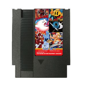 Tillbehör Super Classic 8Bit Game Cartridge med 509 GRATIS spel 72 Pin Game Cartridge för NES Videospelkonsol Support Pal/NTSC Save