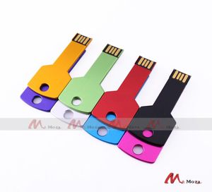 Özelleştirilmiş Logo 10pcs 128MB 256MB 512MB 1G 2G 4GB 8GB 16GB USB Drive Hafıza Flash Metal Anahtar Pendrives Sopa Geri Döner Gerçek Sto3068567