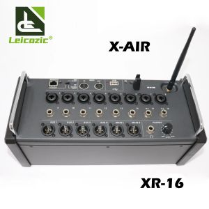 ミキサーレイコジックXR16 X AIR 1：1 16 iPad/Androidタブレットの入力デジタルミキサー統合WiFi USBステレオレコーディングミキシングコンソール