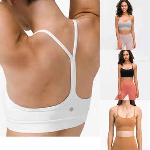 LU 19110 Canada Yoga Flower y Bra Tank for Women With Froof Proof Top Support Classic Double Counder Fashion Bra Gym Sport Yogaworld